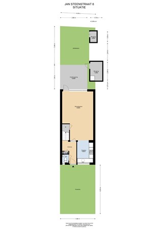Floorplan - Jan Steenstraat 8, 6181 DC Elsloo